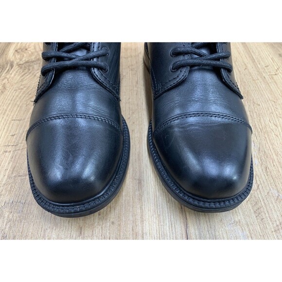 Dockers Dress Shoes Mens 7.5 M Gordon Oxford Black Leather Cap Toe 90-2214 - Picture 6 of 16